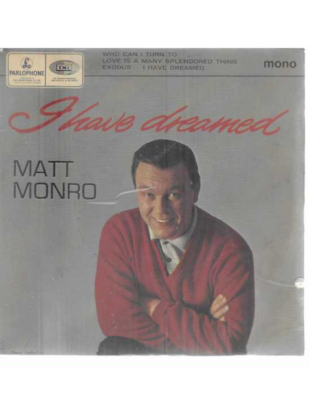 SINGLE / Matt Monro – I Have Dreamed