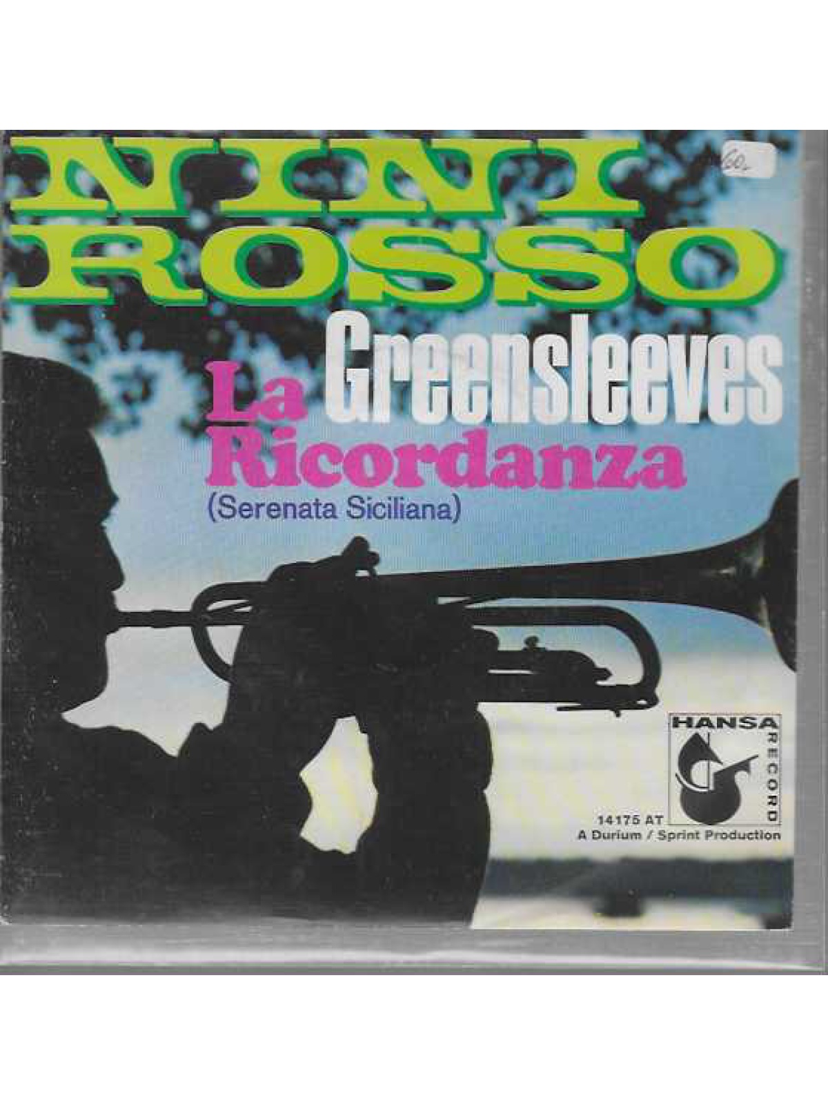 SINGLE / Nini Rosso – Greensleeves / La Ricordanza (Serenata Siciliana)