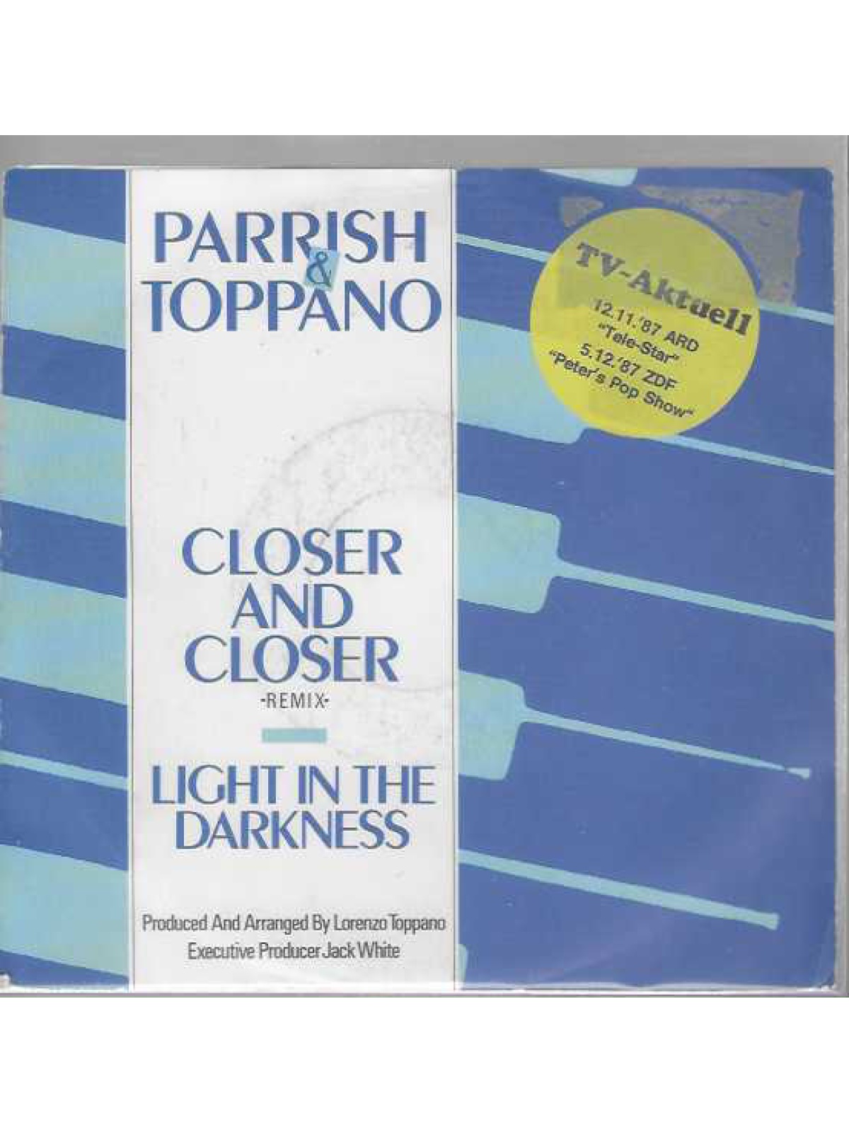 SINGLE / Parrish & Toppano – Closer And Closer