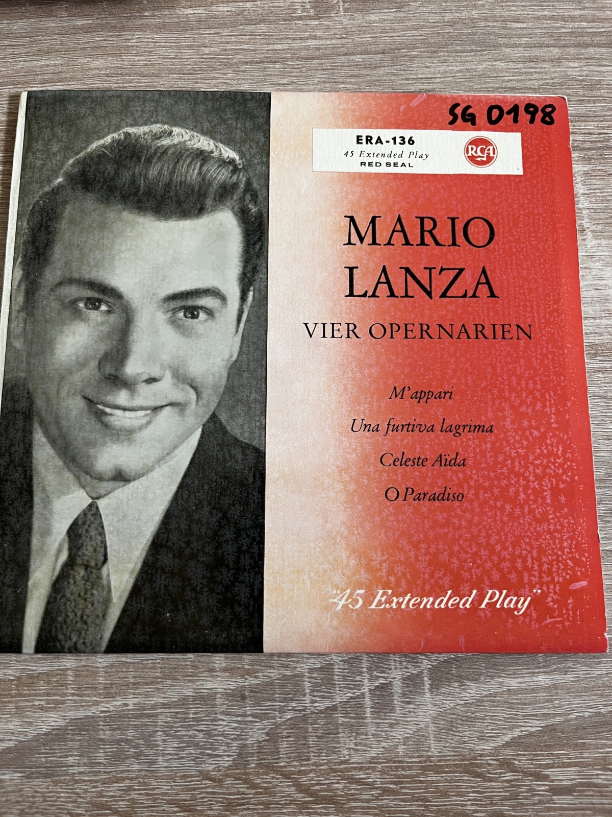 SINGLE / Mario Lanza – Vier Opernarien