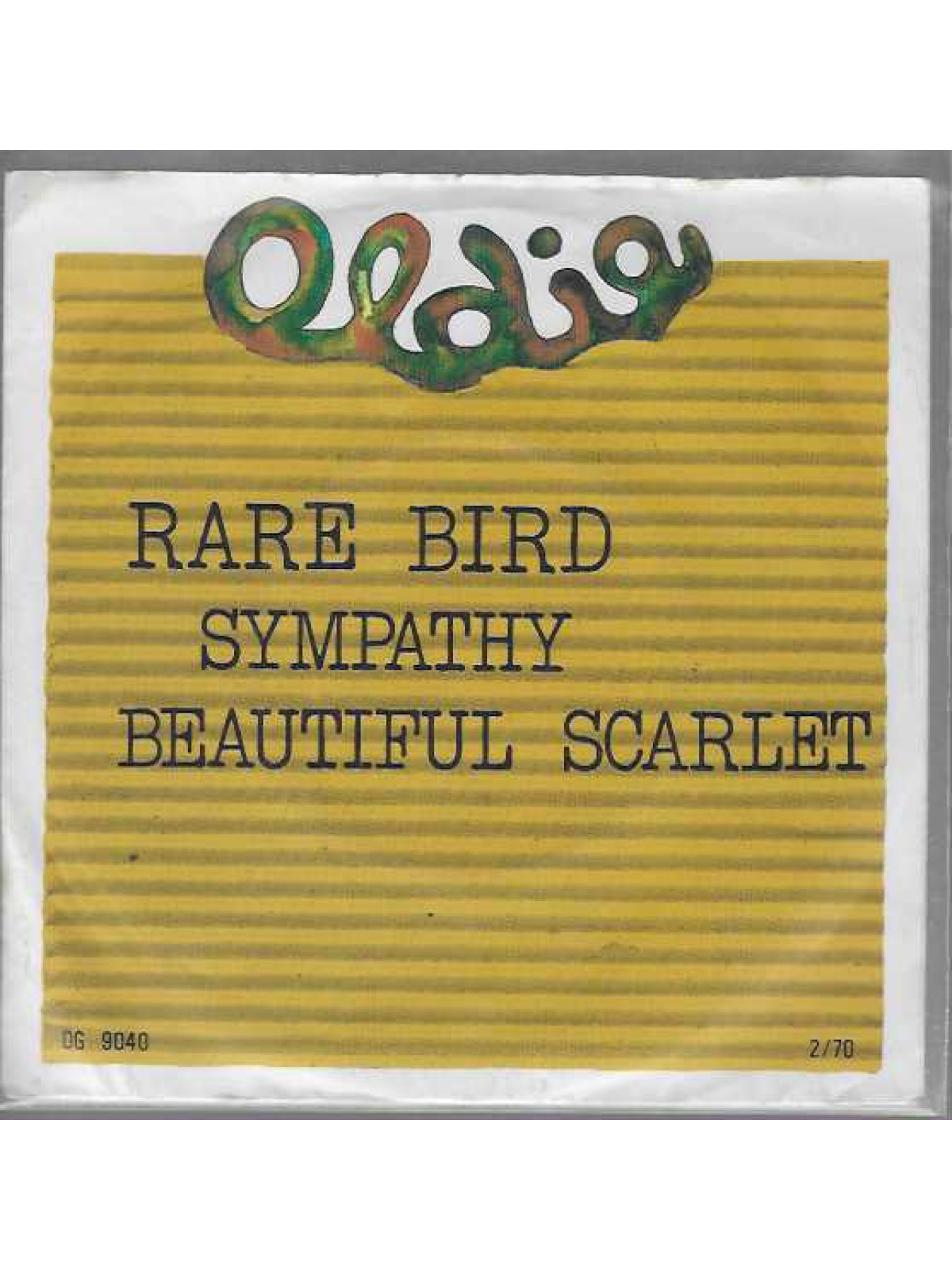 SINGLE / Rare Bird – Sympathy / Beautiful Scarlet