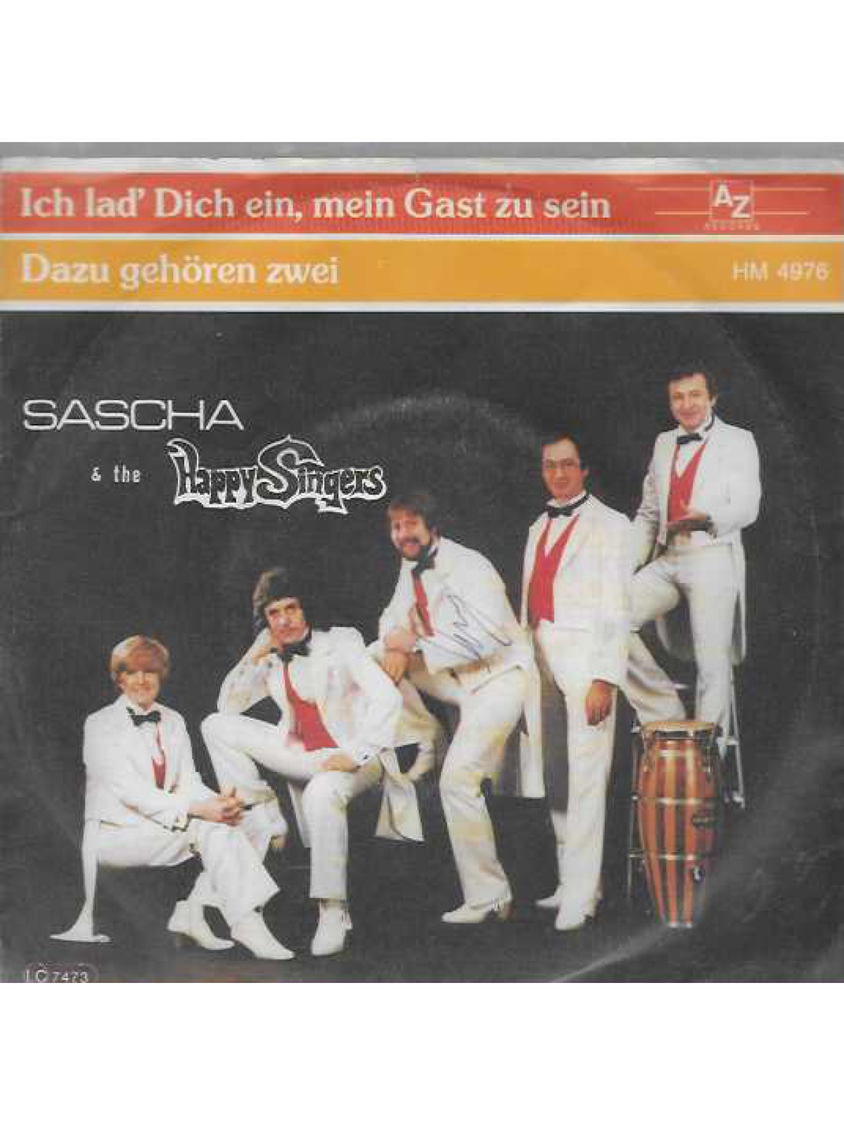 SINGLE / Sascha & The Happy Singers – Ich Lad' Dich Ein, Mein Gast Zu Sein