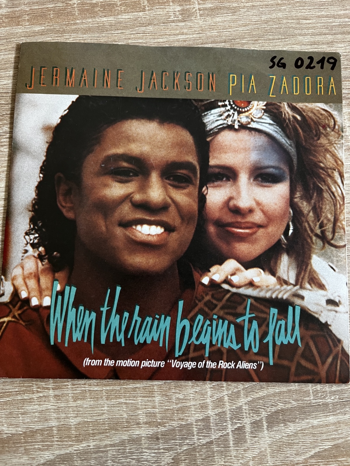 SINGLE / Jermaine Jackson, Pia Zadora – When The Rain Begins To Fall