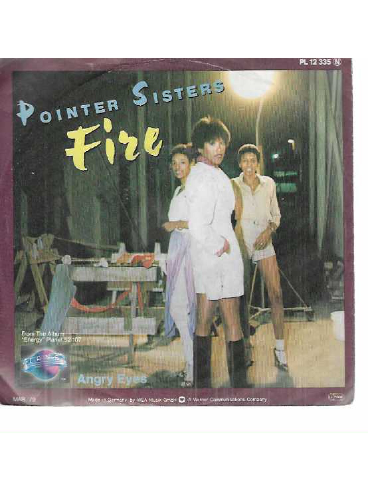 SINGLE / Pointer Sisters – Angry Eyes / Fire