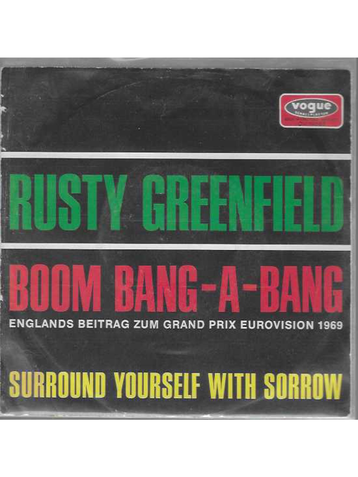 SINGLE / Rusty Greenfield – Boom Bang-A-Bang