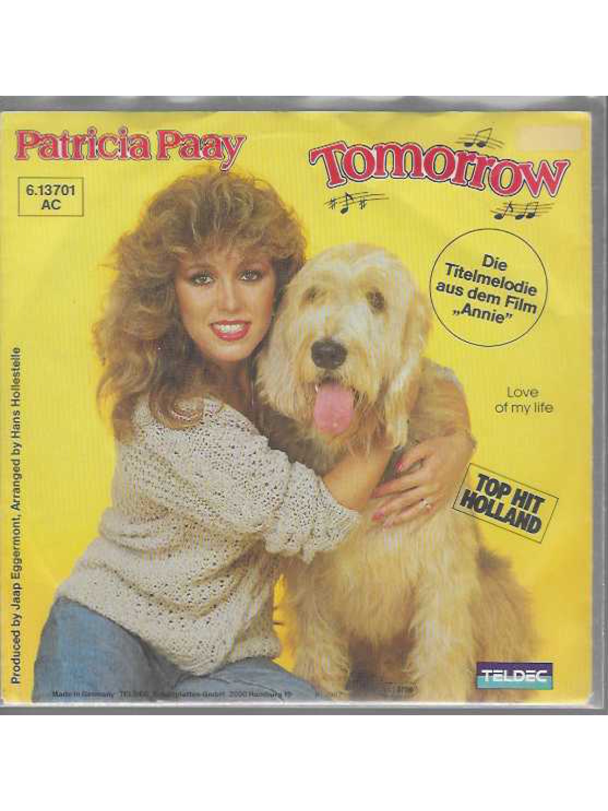 SINGLE / Patricia Paay – Tomorrow