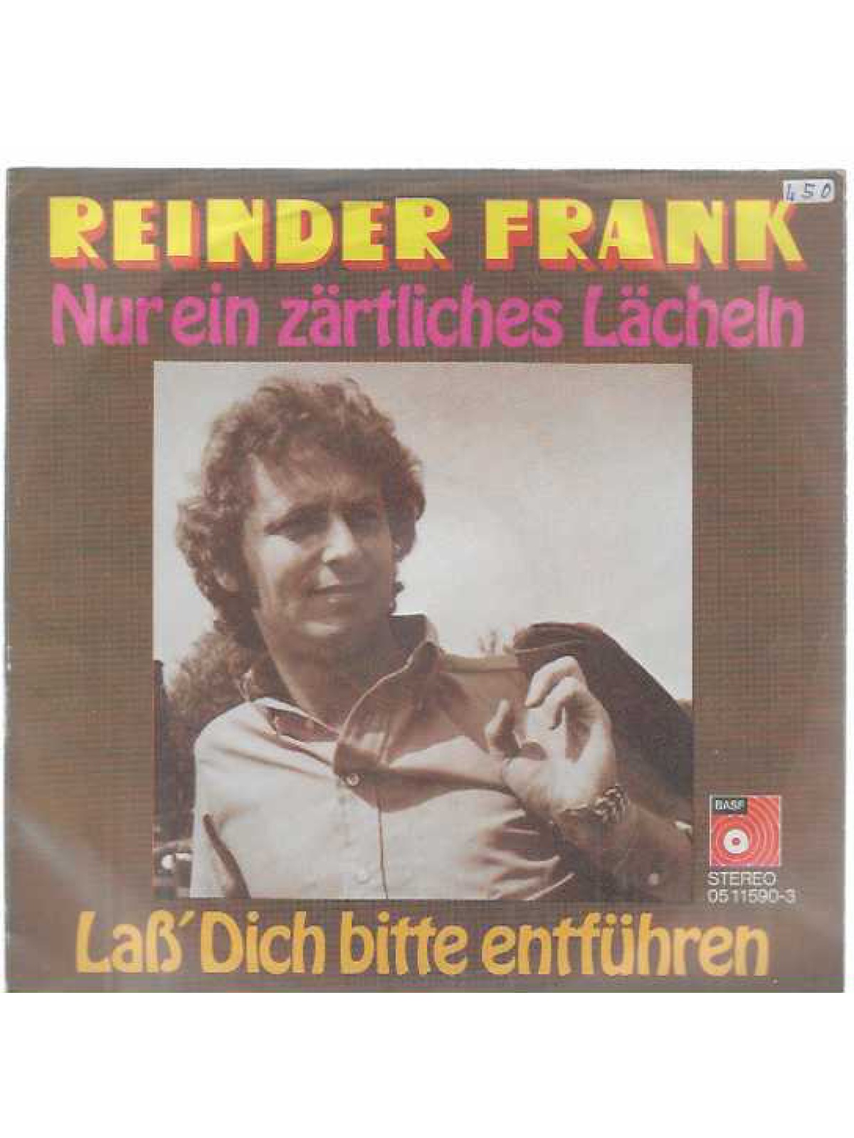 SINGLE / Reinder Frank – Nur Ein Zärtliches Lächeln