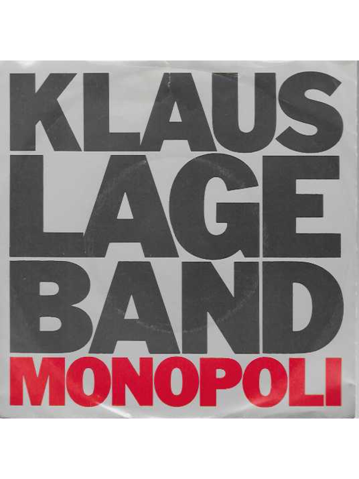 SINGLE / Klaus Lage Band – Monopoli