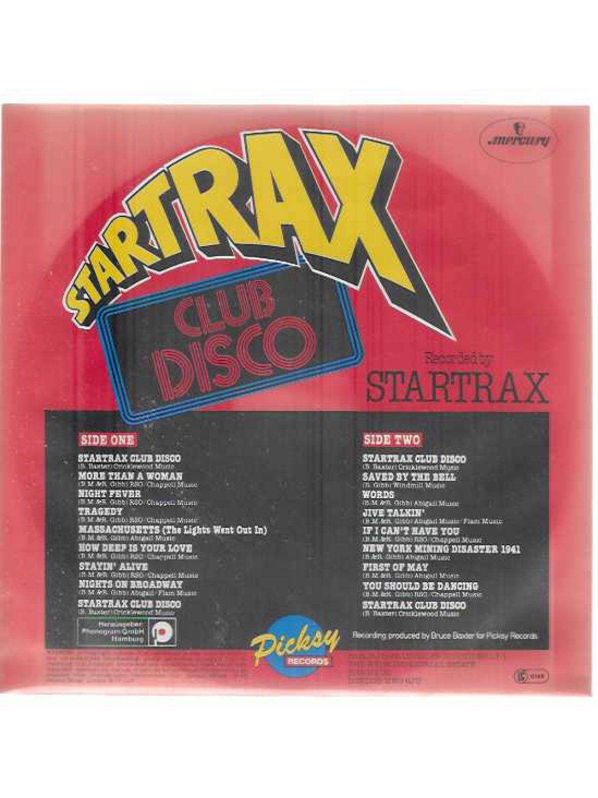 SINGLE / Startrax – Startrax Club Disco