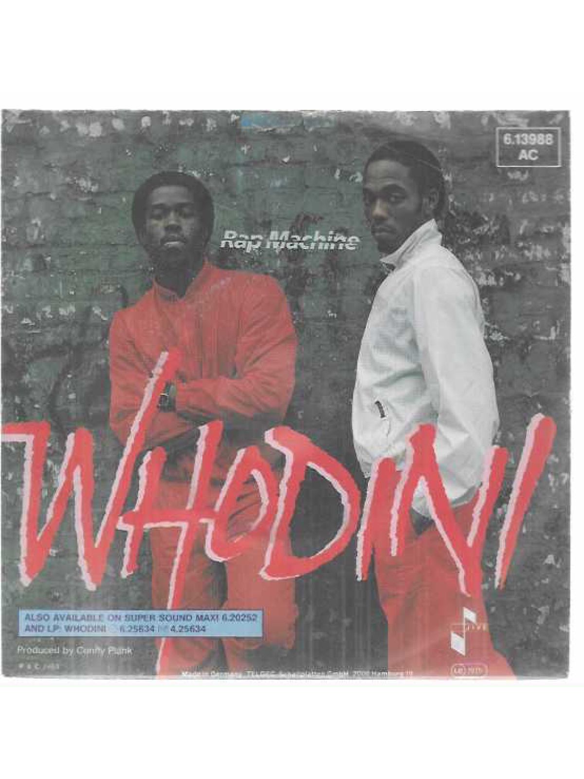 SINGLE / Whodini – Rap Machine