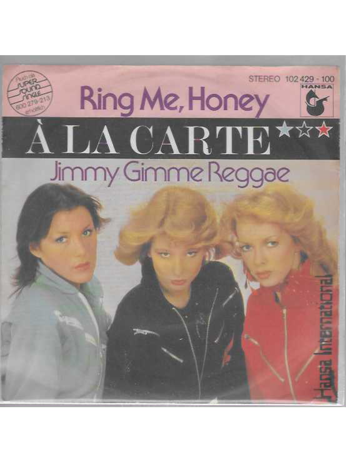 SINGLE / À La Carte – Ring Me, Honey