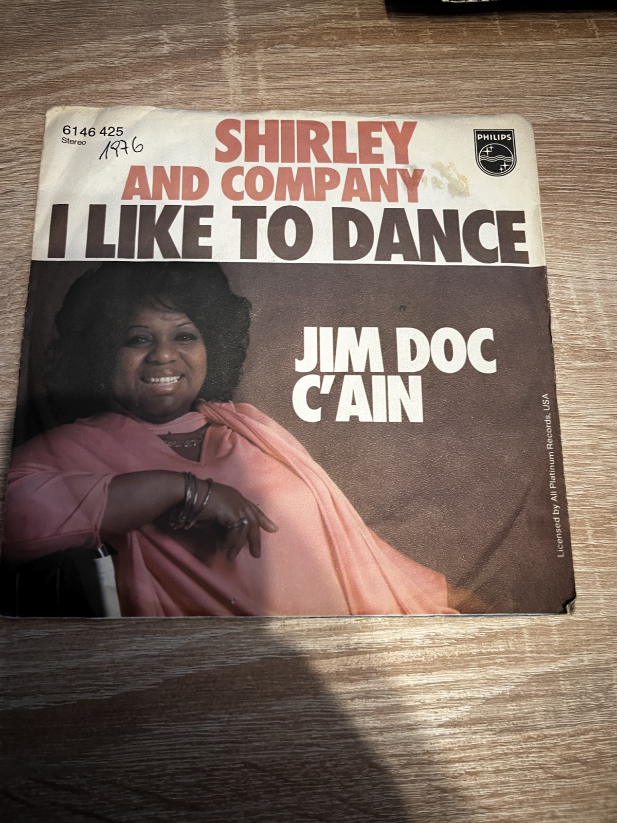 SINGLE / Shirley And Company – I Like To Dance / Jim Doc C'Ain