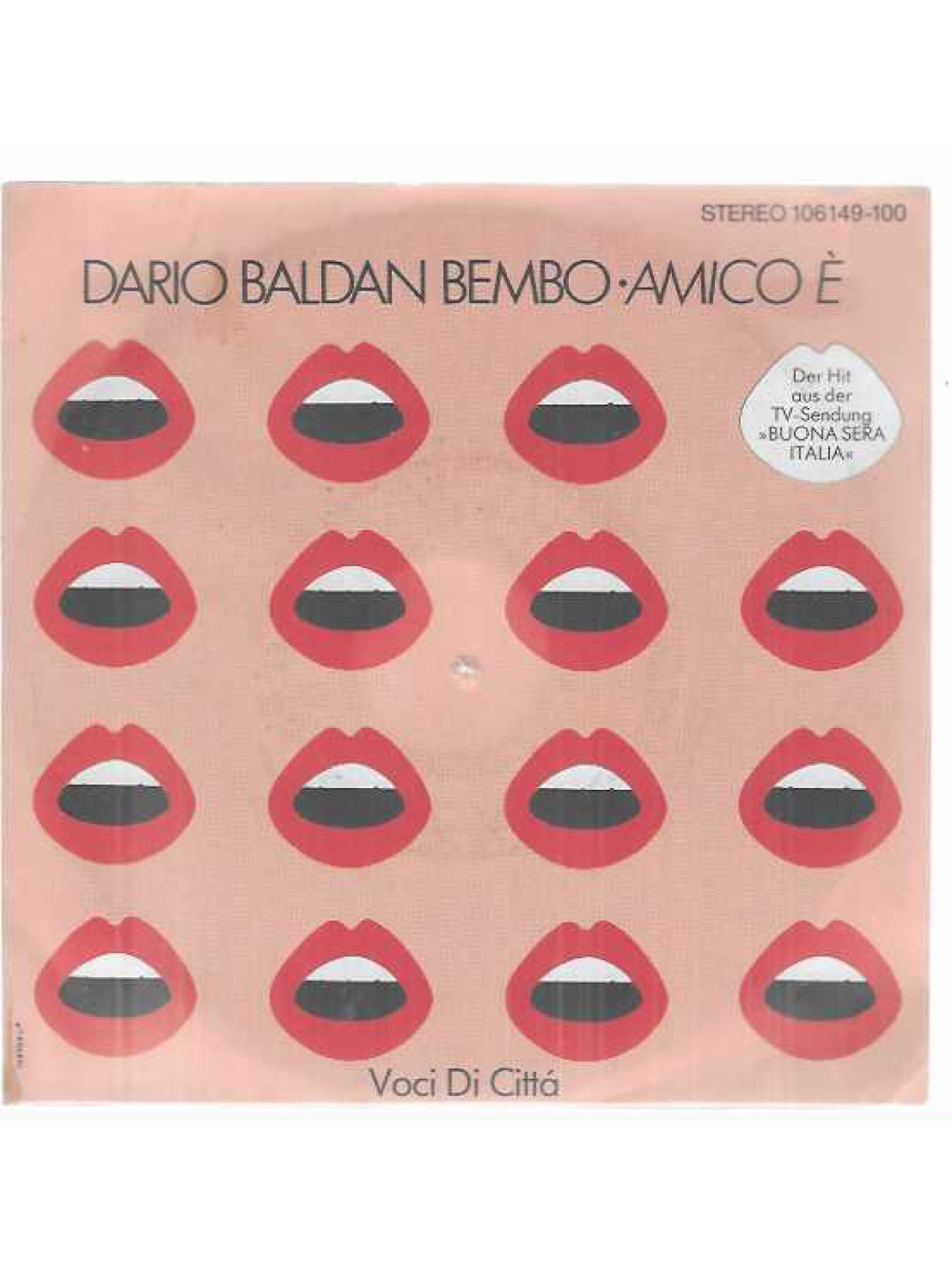 SINGLE / Dario Baldan Bembo – Amico È