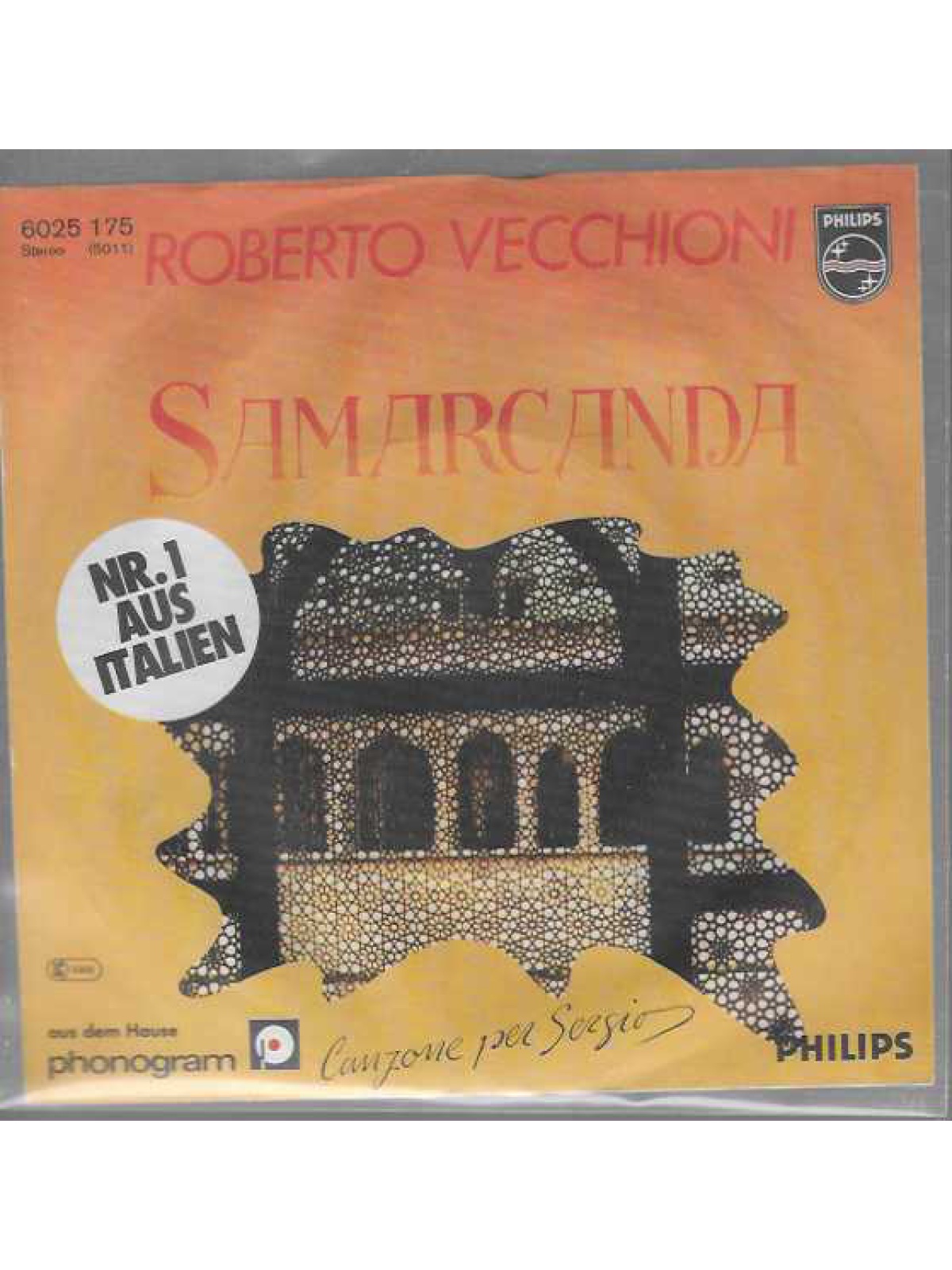 SINGLE / Roberto Vecchioni – Samarcanda