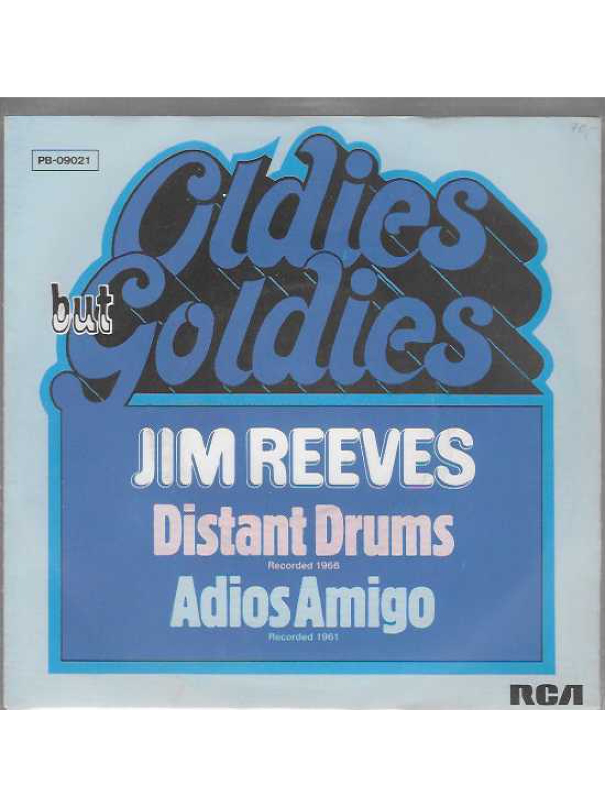 SINGLE / Jim Reeves – Distant Drums / Adios Amigo