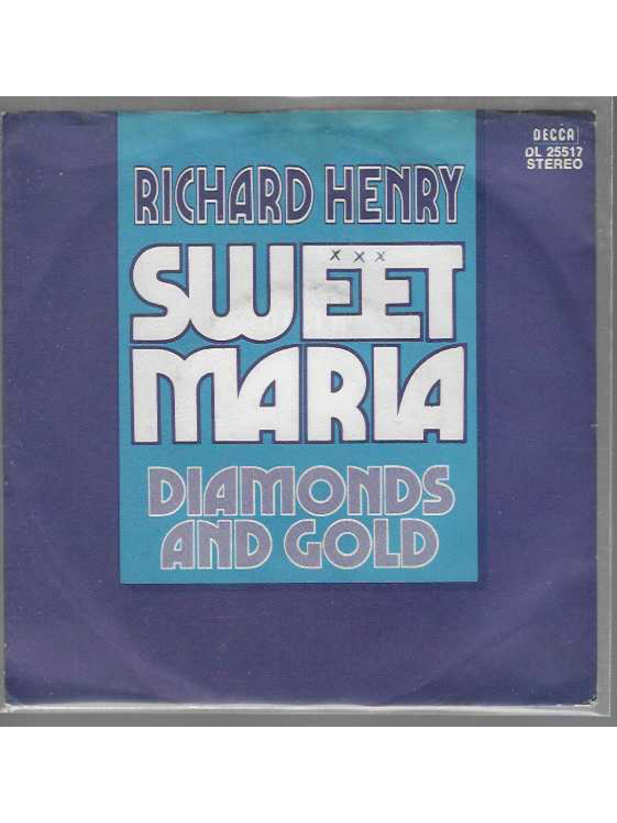 SINGLE / Richard Henry – Sweet Maria