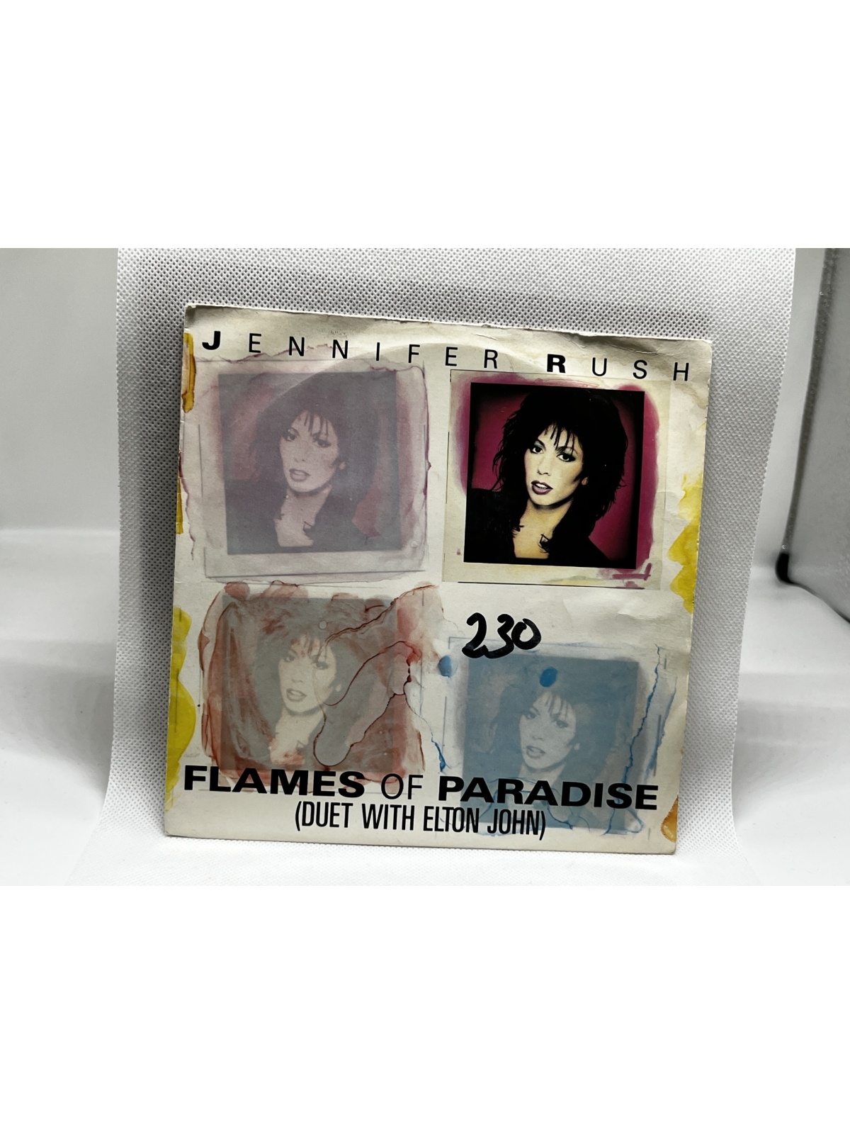 SINGLE / Jennifer Rush Duet With Elton John – Flames Of Paradise