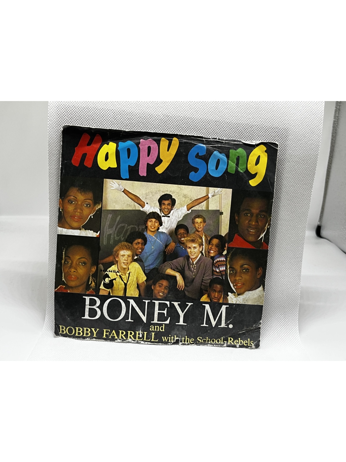 SINGLE / Boney M. And Bobby Farrell With The School-Rebels – Happy Song