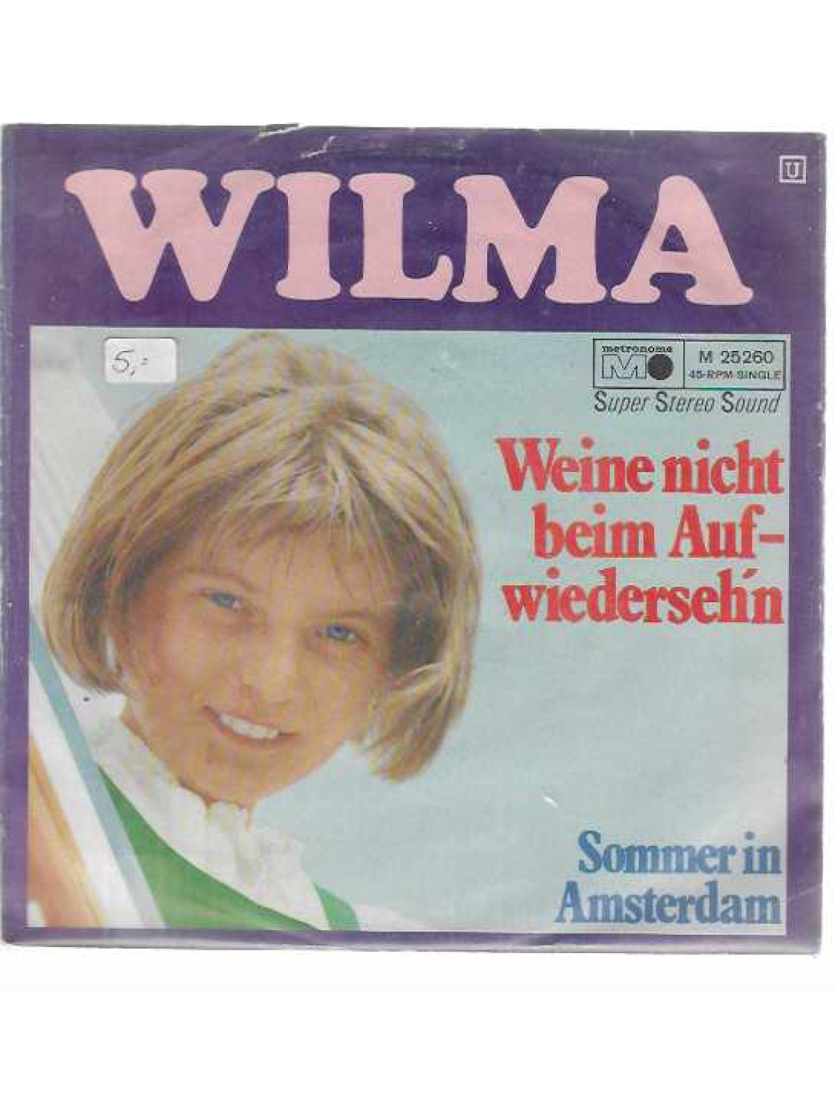 SINGLE / Wilma – Weine Nicht Beim Auf Wiederseh'n