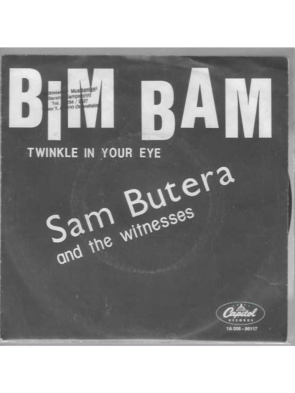 SINGLE / Sam Butera And The Witnesses – Bim Bam / Twinkle In Your Eye