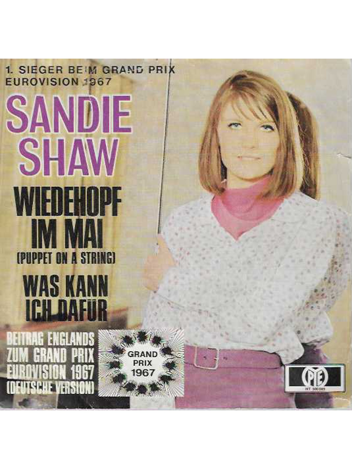 SINGLE / Sandie Shaw – Wiedehopf Im Mai (Puppet On A String)