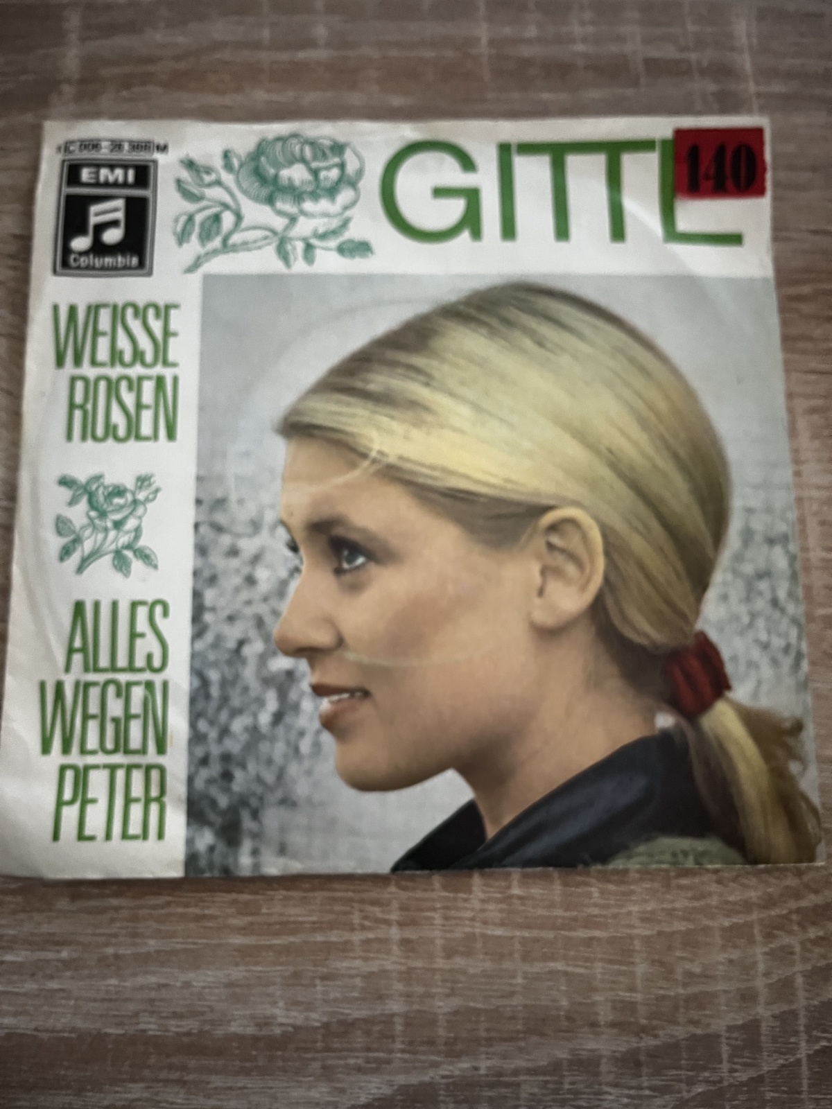 SINGLE / Gitte – Weisse Rosen / Alles Wegen Peter