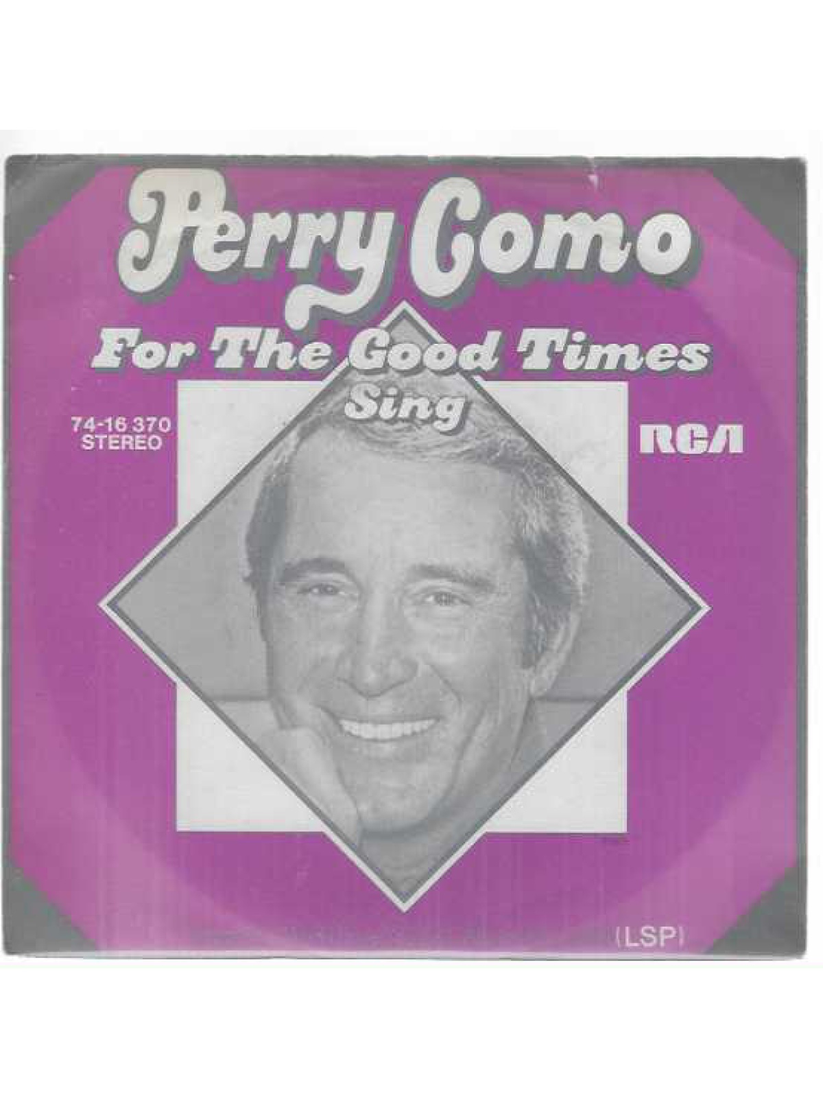 SINGLE / Perry Como – For The Good Times