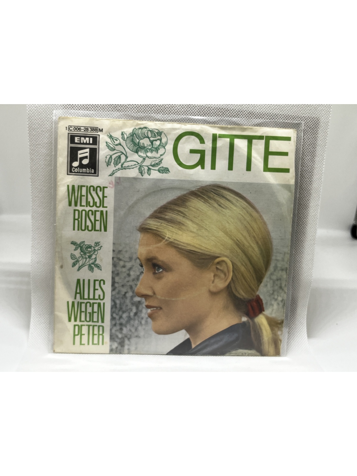 SINGLE / Gitte – Weisse Rosen / Alles Wegen Peter