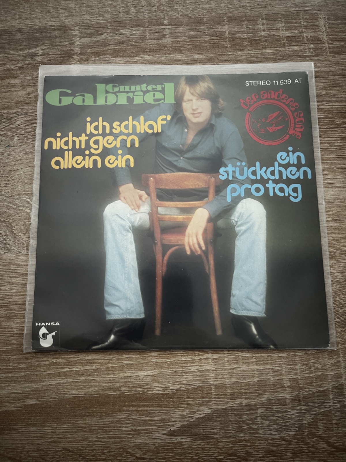 SINGLE / Gunter Gabriel – Ich Schlaf' Nicht Gern Allein Ein / Ein Stückchen Pro Tag