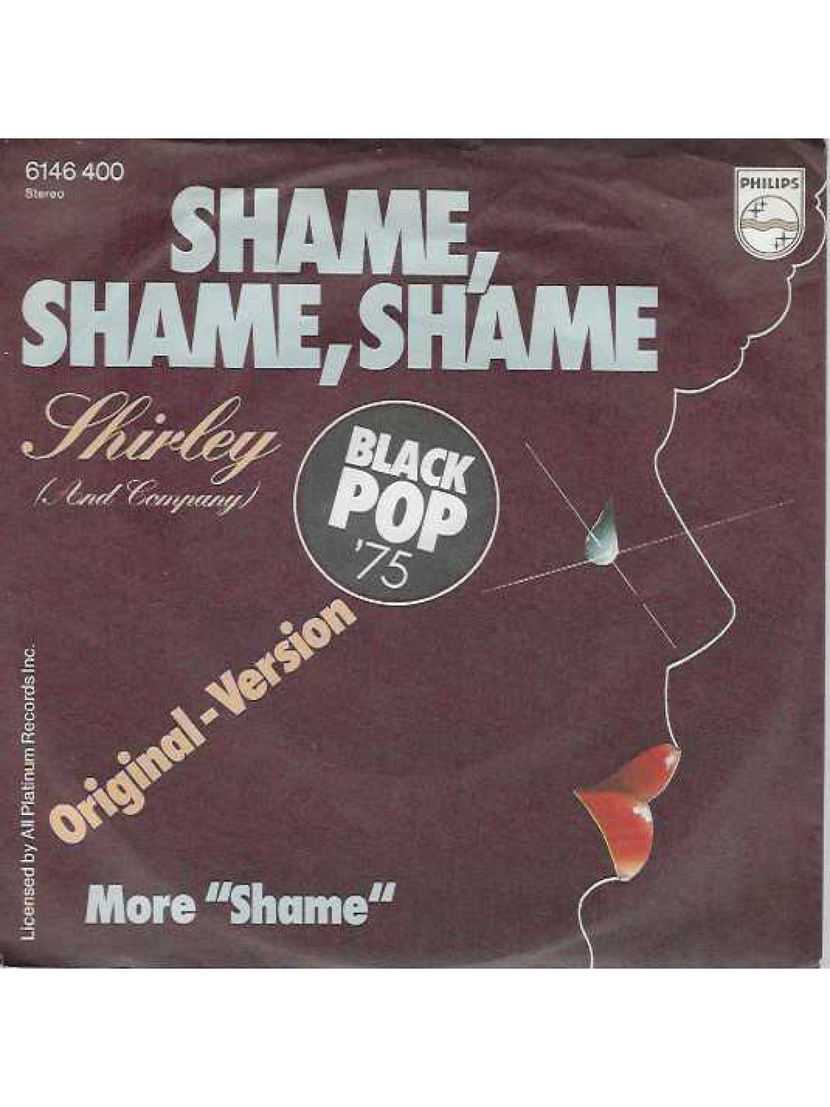 SINGLE / Shirley (And Company) – Shame, Shame, Shame