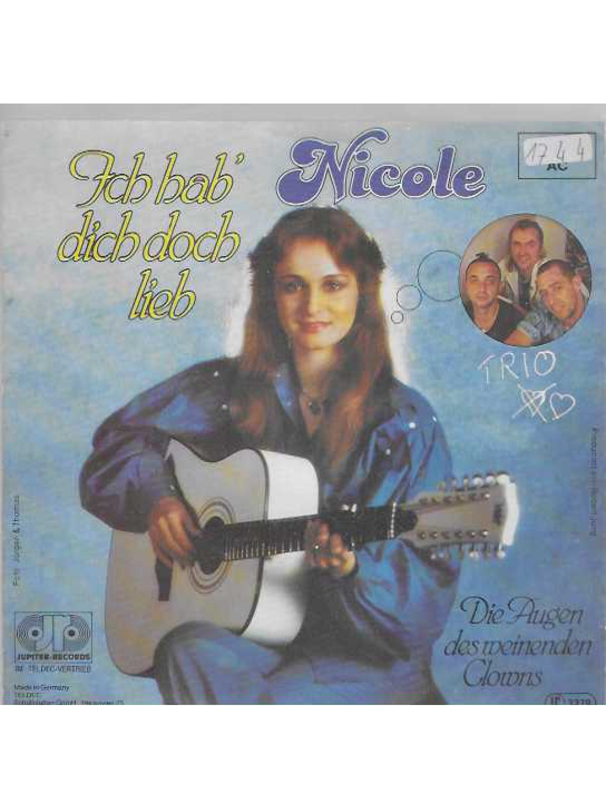 SINGLE / Nicole, Trio – Ich Hab' Dich Doch Lieb