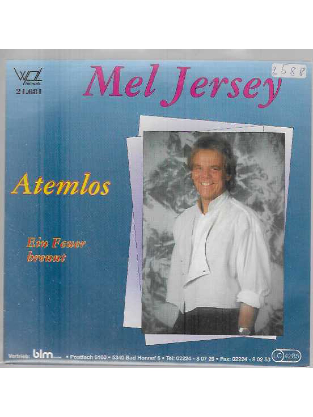 SINGLE / Mel Jersey – Atemlos