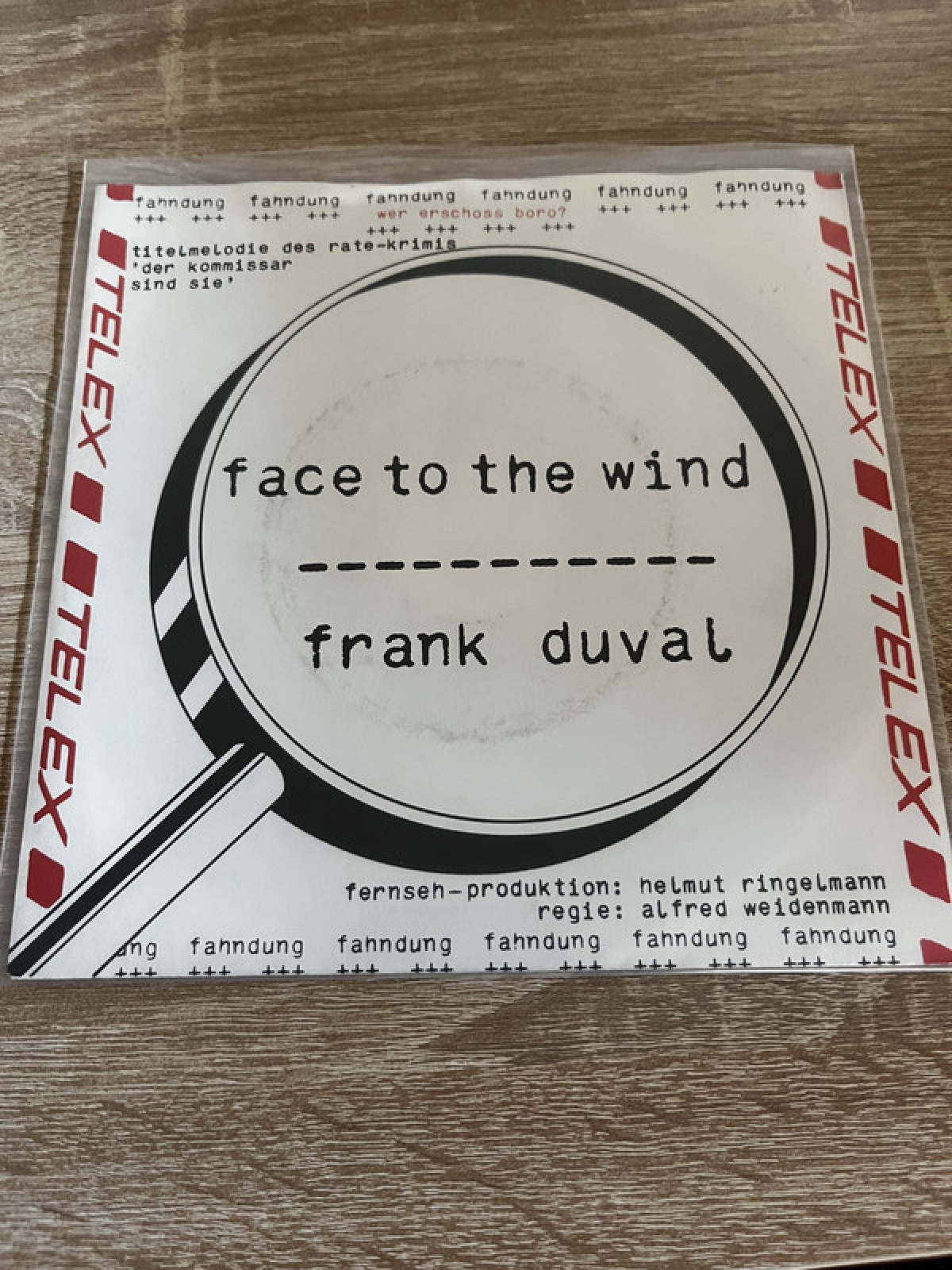 SINGLE / Frank Duval – Face To The Wind