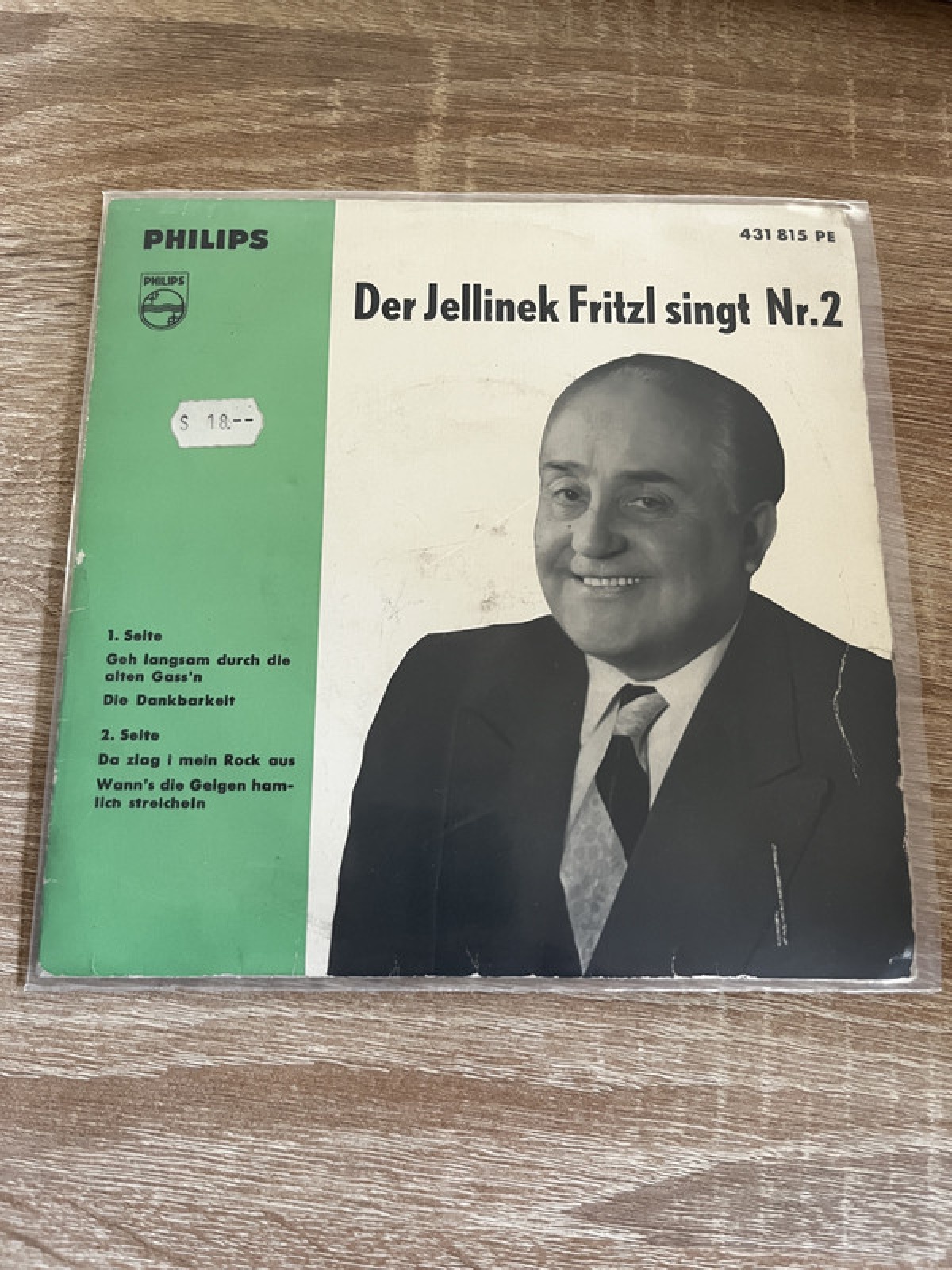 SINGLE / Fritz Jellinek – Der Fritz Jellinek Singt Nr. 2