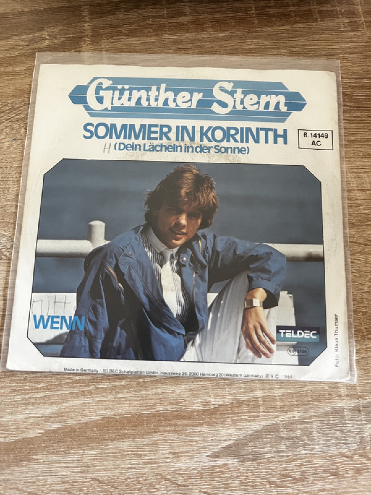 SINGLE / Günther Stern – Sommer In Korinth (Dein Lächeln In Der Sonne) / Wenn