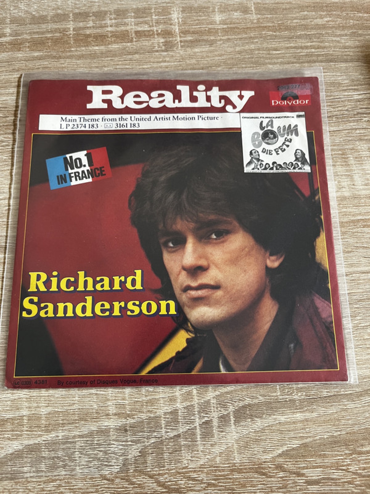 SINGLE / Richard Sanderson – Reality