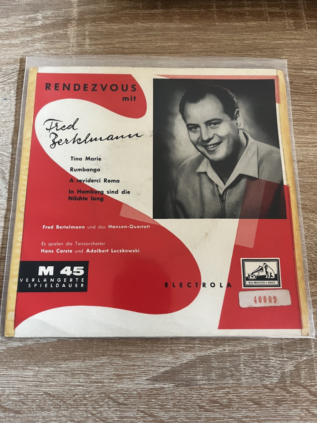 SINGLE / Fred Bertelmann – Rendezvous Mit Fred Bertelmann